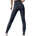 2020 JIEJIN High Waist Factory Price Solid Color Fashion Seamless Mature Women Leggings Seamless Gym Legging